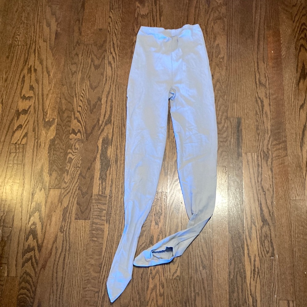 Men’s footed dance tights with convertible slit